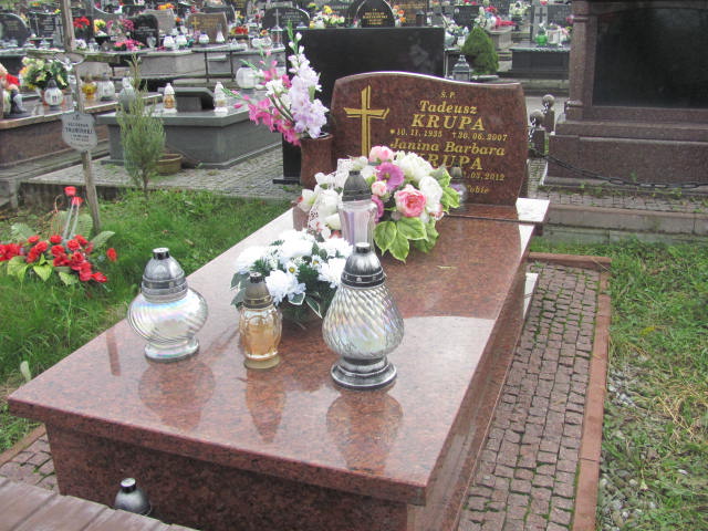 Grób JANINA BARBARA KRUPA